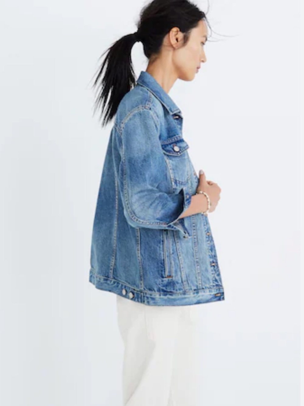 Madewell // Oversized Denim Jacket - Picture 11 of 12